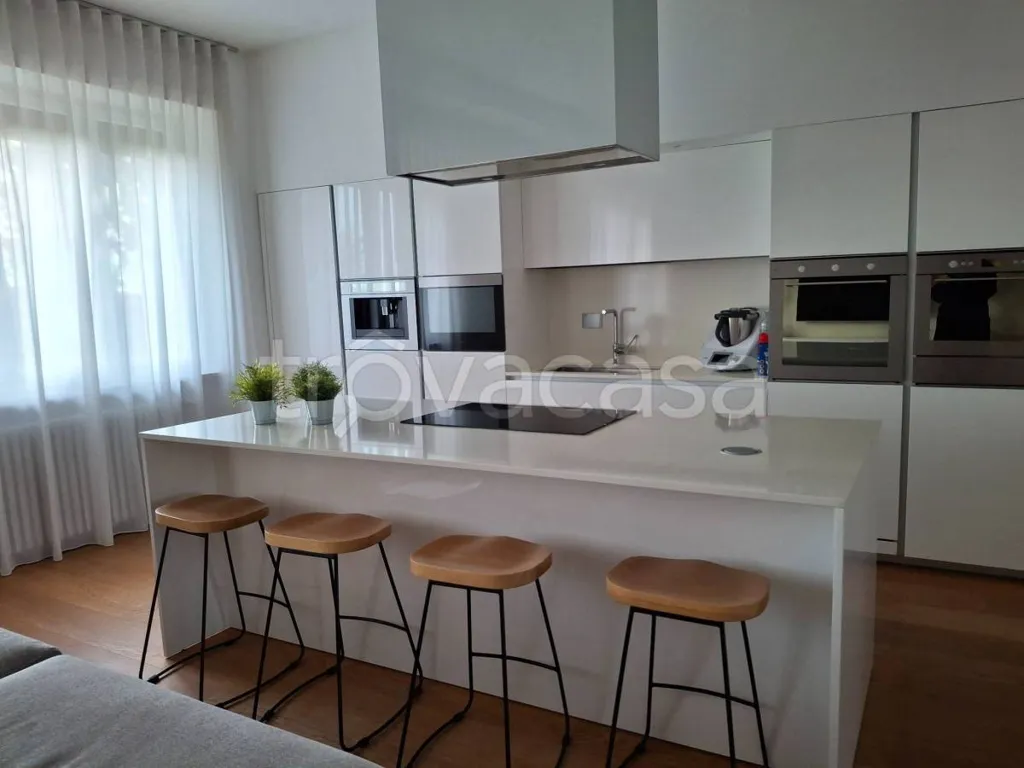 Cuisine - Rustic-Style Apartment with Mountain View in Orbassano