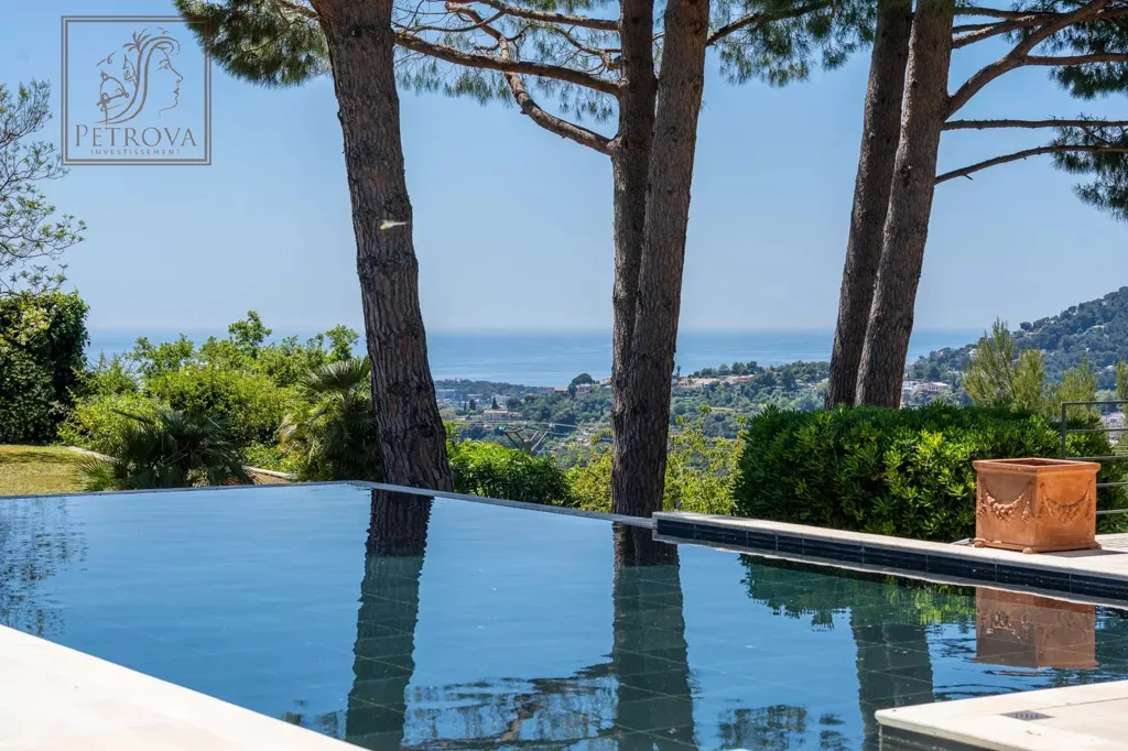 Bassein - Villa with Sea View in Prestigious Menton