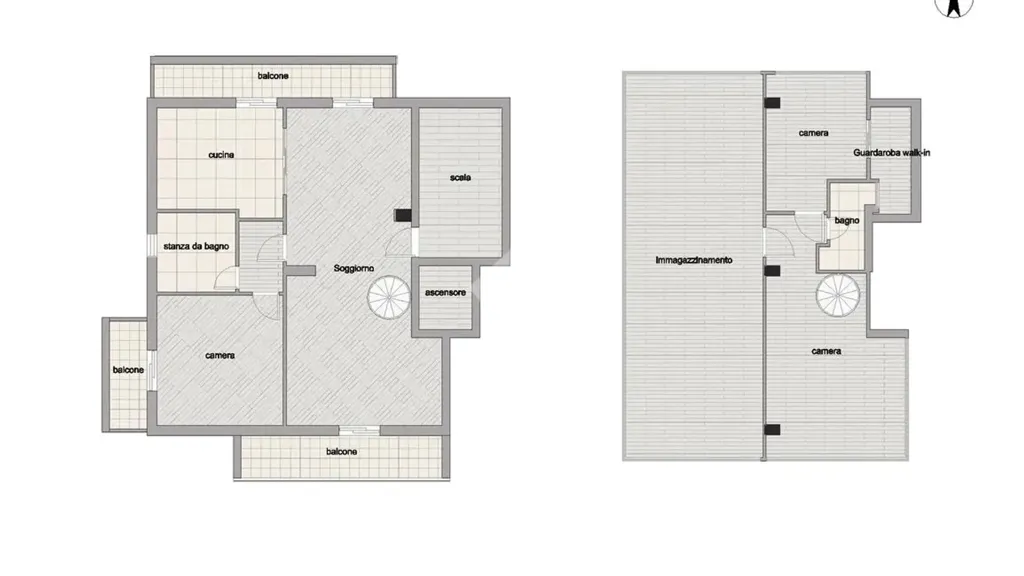 Plan - Modern Apartment with Balcony in Palermo