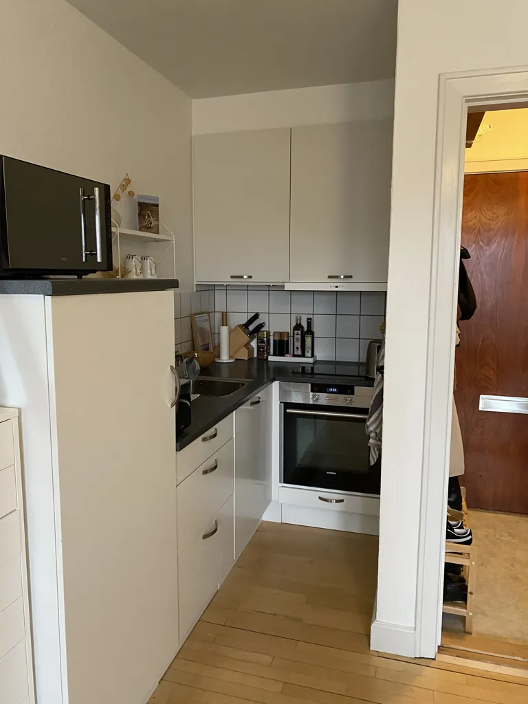 Köök - 1-Bed Flat with Balcony in Silkeborg Centre