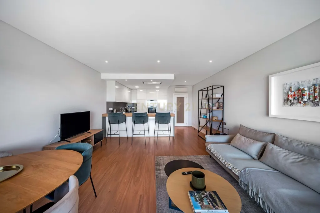 Living Room - Modern Apartment with Sea View in Albufeira