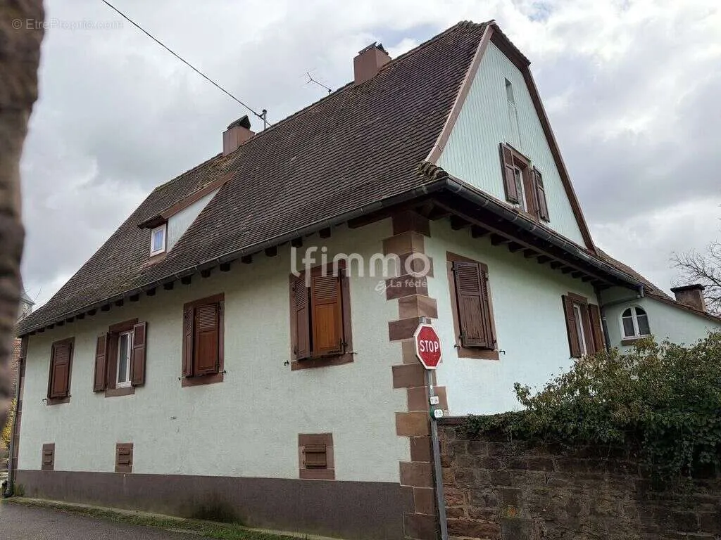 Extérieur - Corps de Ferme à Rafraîchir avec Terrain à Lembach