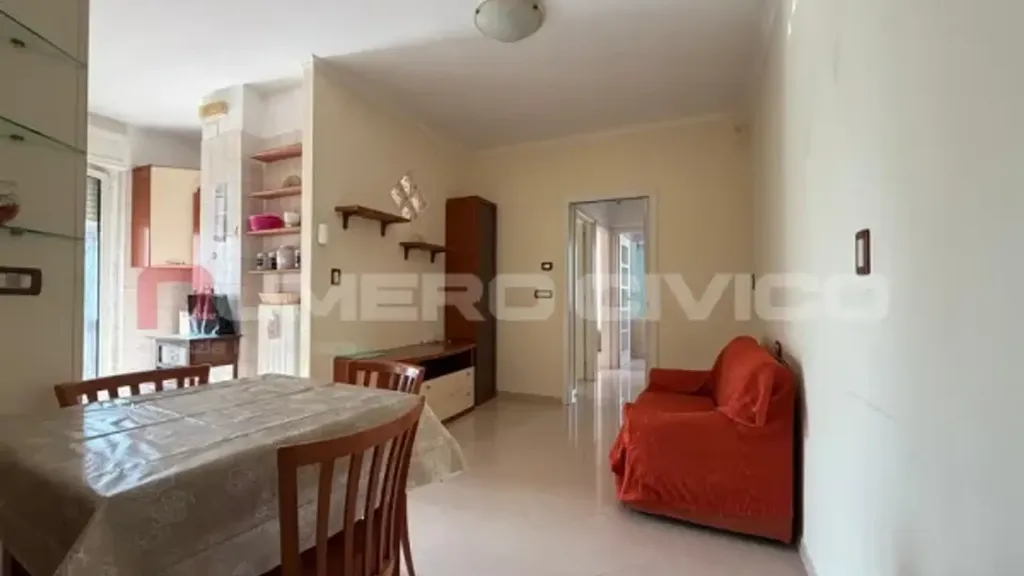 Dining Room - Furnished Flat with Balcony in Foggia