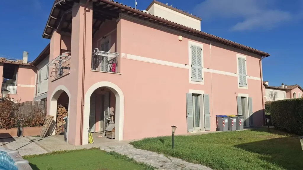 Exterior - Villa Portion with Pool in Spoleto