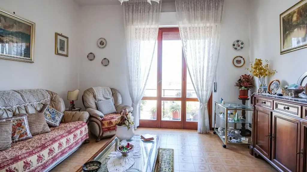 Living Room - Apartment with Balcony in Vecchiano Centre