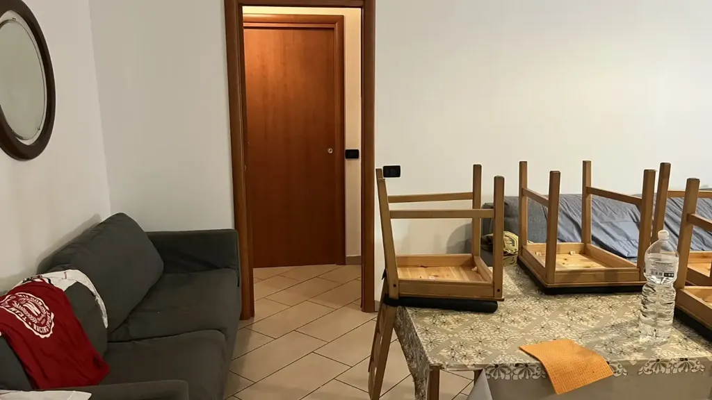 Söögituba - Rusticated Apartment with Parking in Palazzolo Sull'Oglio