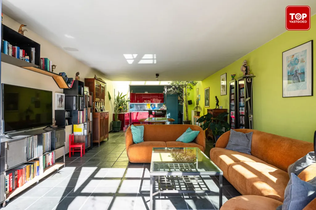 Séjour - Maison Énergétique avec Jardin à Wondelgem