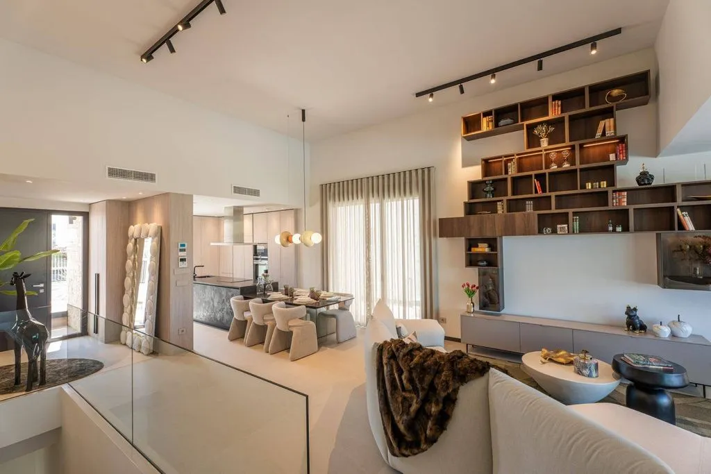 Living Room - New Build Villa with Pool in Algorfa