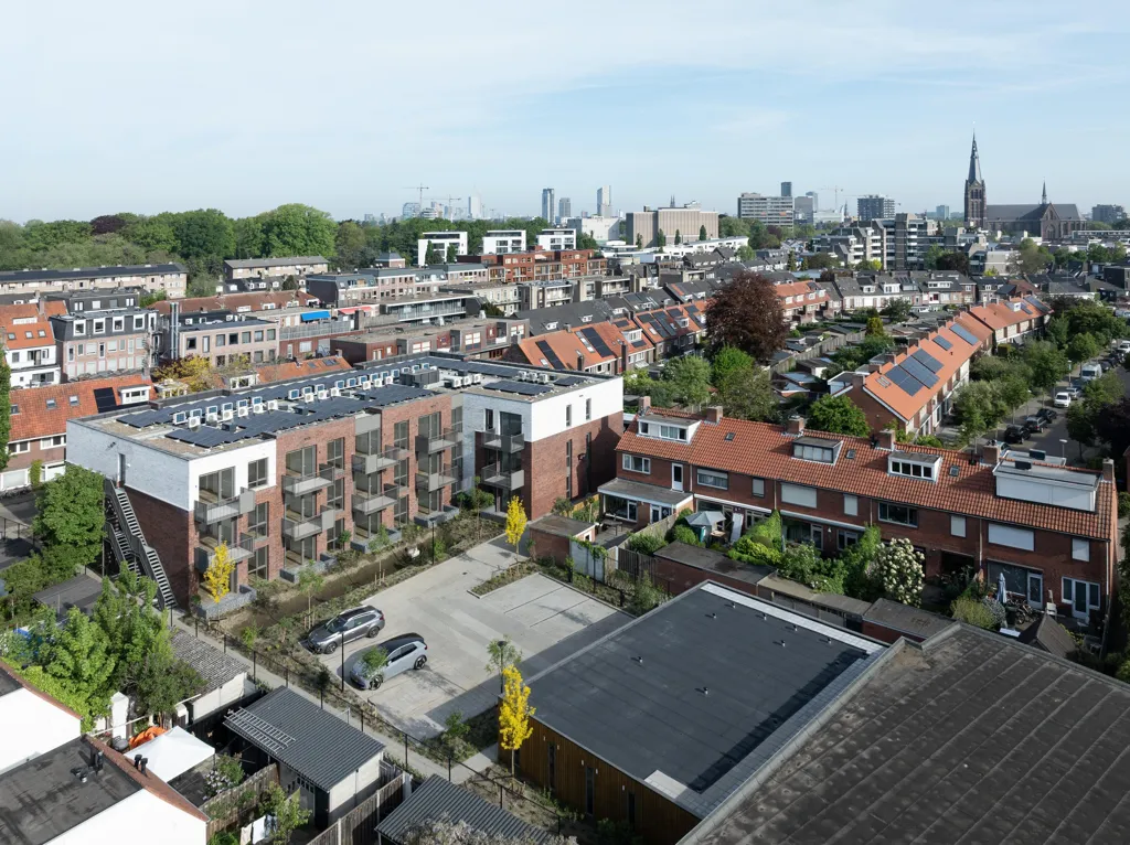 Vista aerea - Modern Apartment with Balcony in Eindhoven