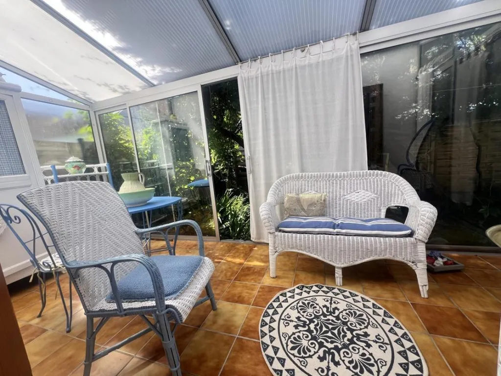 Terrace - 1950s House with Garden in Lanveur