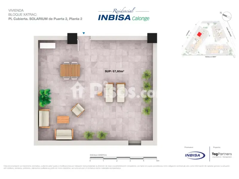 Plan - New Flat with Terrace in Calonge i Sant Antoni