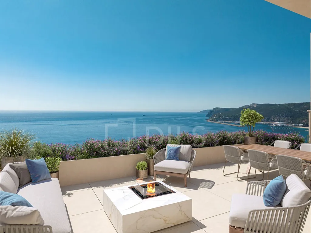 Terrass - T0 Apartment with Ocean View in Sesimbra