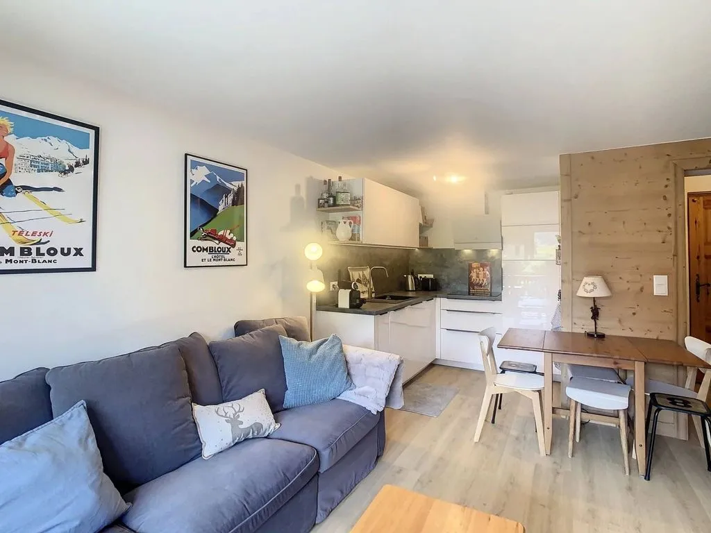 Soggiorno - Luxury Apartment with Ski Locker in Combloux