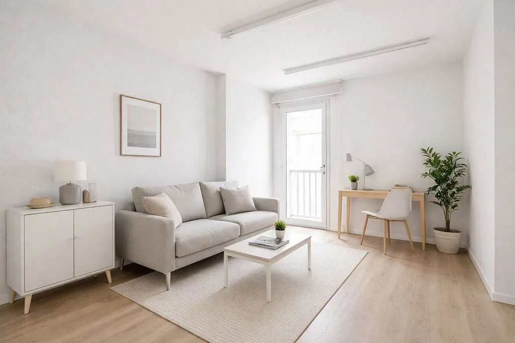 Living Room - City Centre Flat with Balcony in Palma