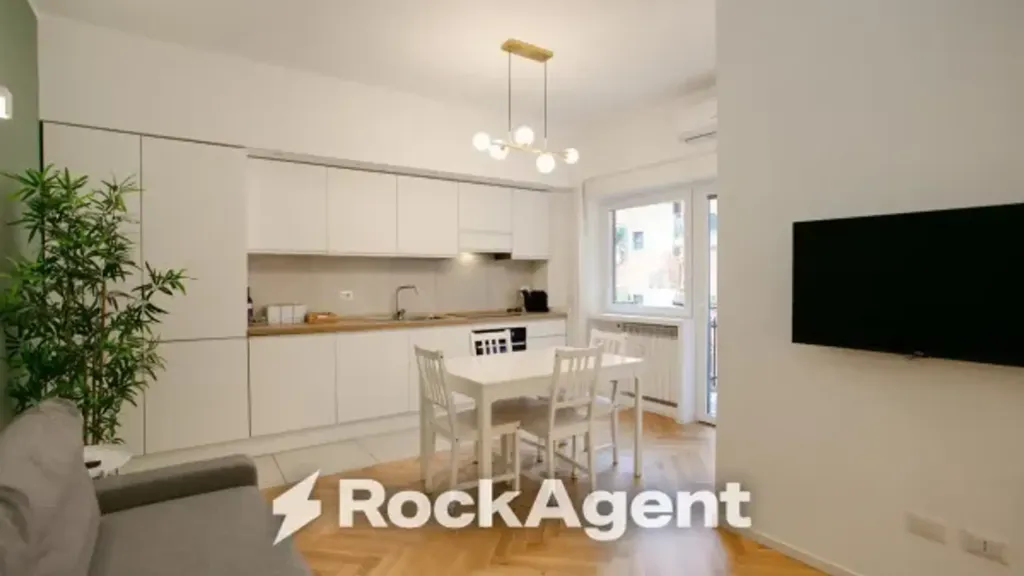 Köök - Ristruttured Apartment with Balcony in Rome