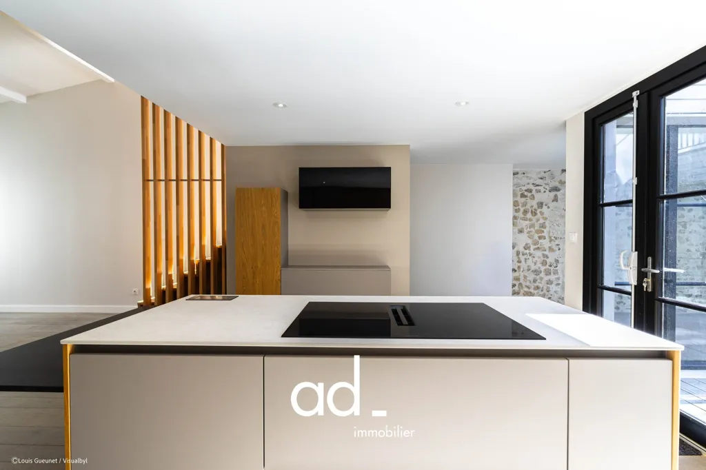 Cuisine - Appartement Luxe avec Terrasses à La Rochelle