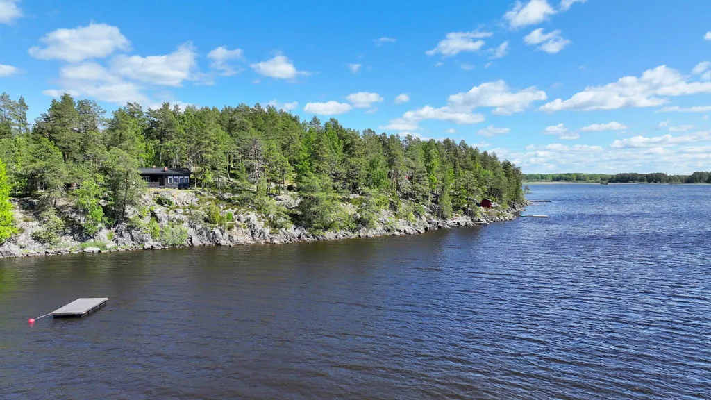 Vue aérienne - Cottage with River View in Tärnsjö