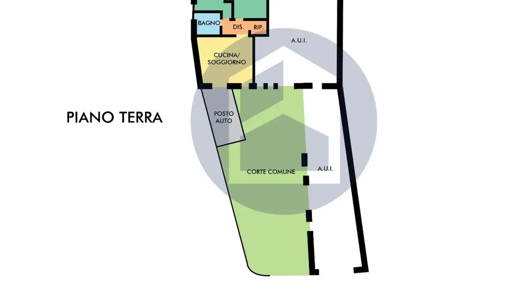 Plan - Ristrutturated Apartments in Rovato Courtyard