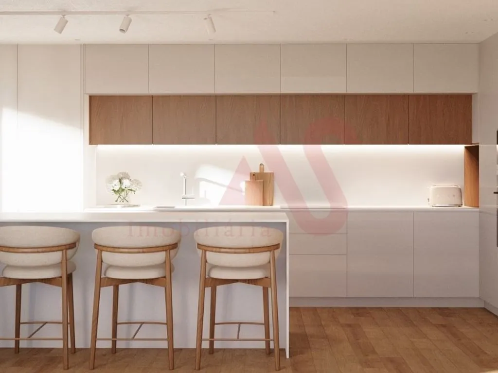 Köök - Luxury Apartment with Balcony in Guimarães