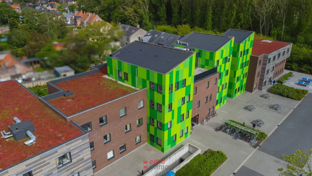 Õhuvaade - Spacious Student Studio with Terrace in Bruges