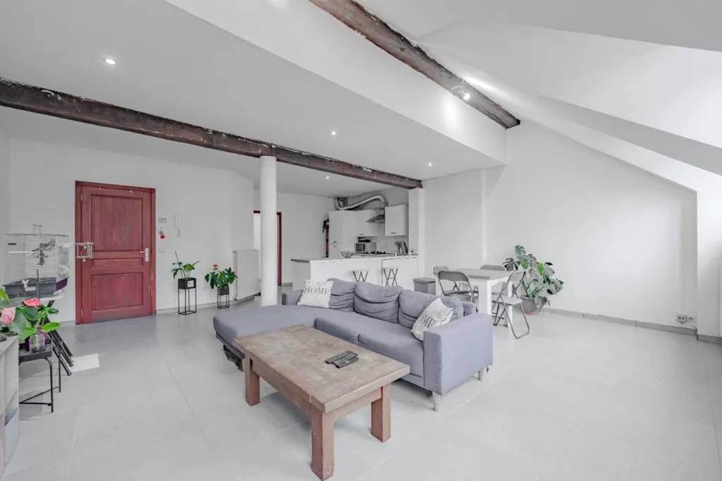 Séjour - Duplex Architectural avec Terrasse à Namur