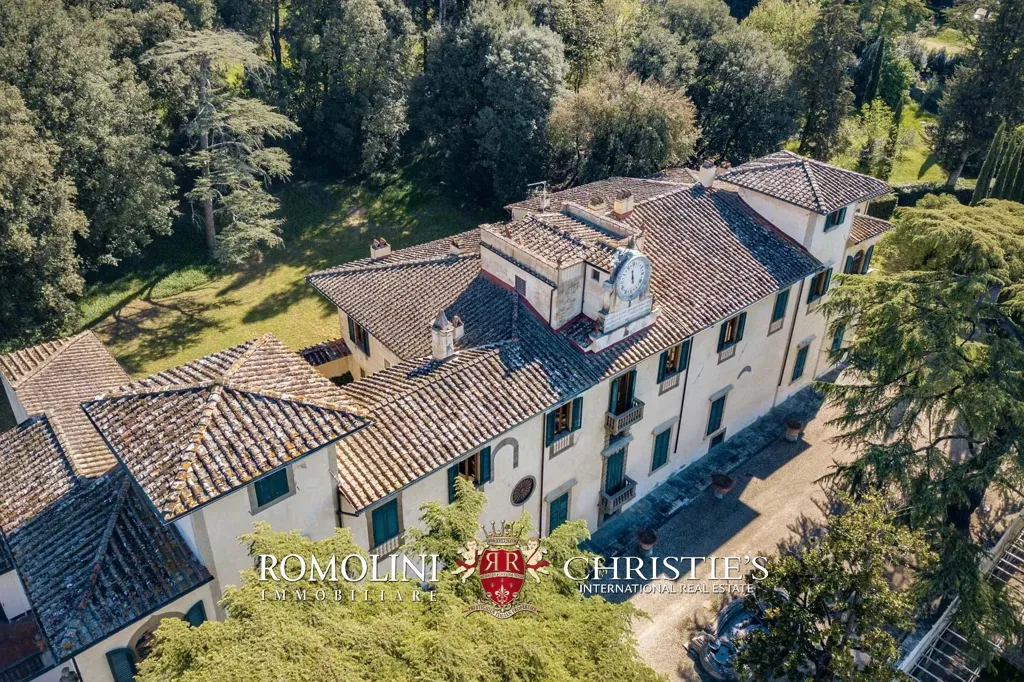 Vue aérienne - Historic Villa with Panoramic Views near Florence