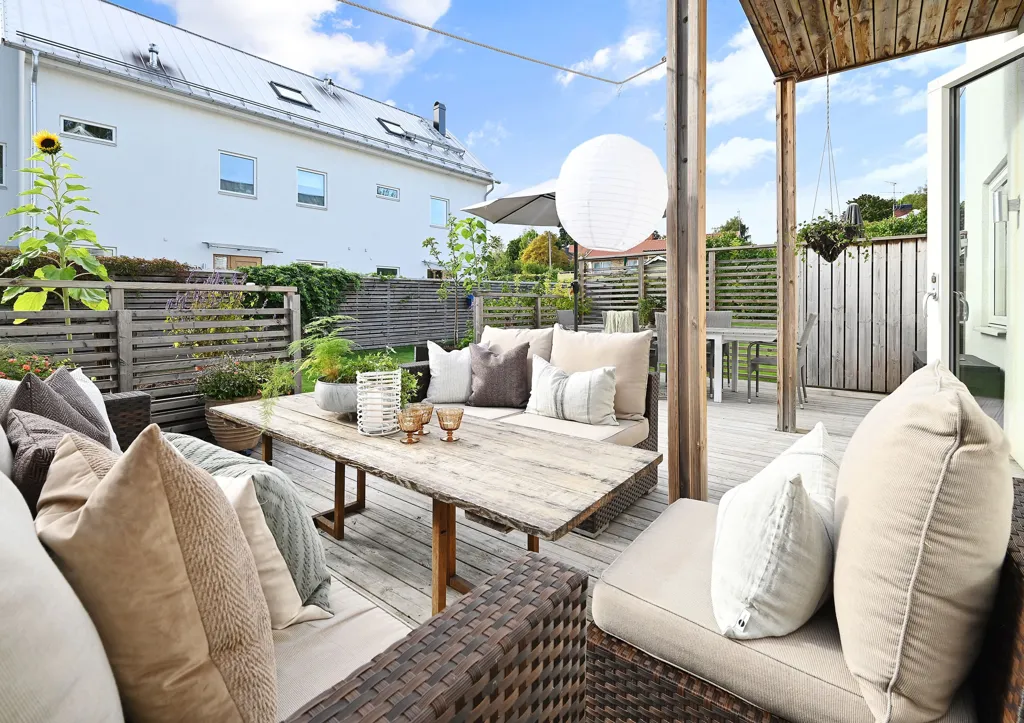 Terrasse - Townhouse with Garden in Österskär