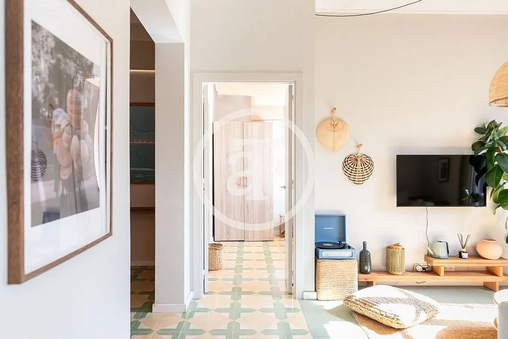 Séjour - Furnished Flat with Balcony in La Nova Esquerra de l'Eixample