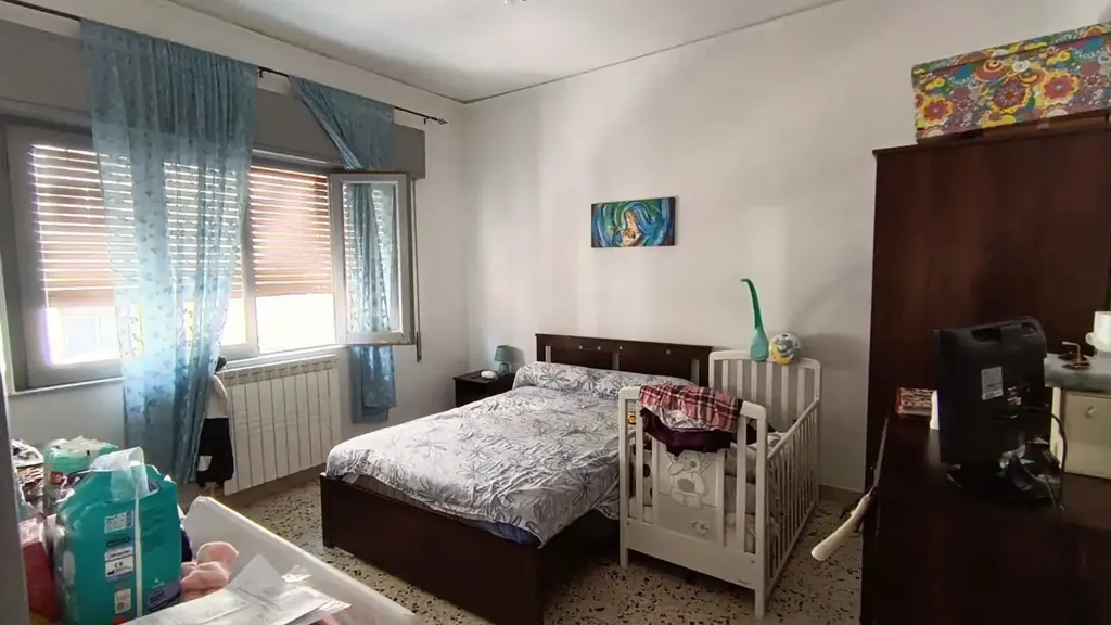 Camere da letto - Bright 3-Bedroom Apartment with Balcony in Palermo