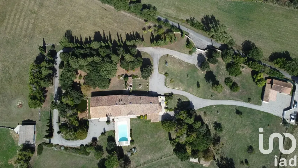 Õhuvaade - 18th Century Estate with Panoramic Views in Aude