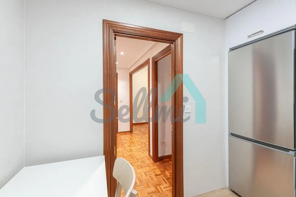 Cucina - Furnished Flat with Sea View in La Arena, Gijón