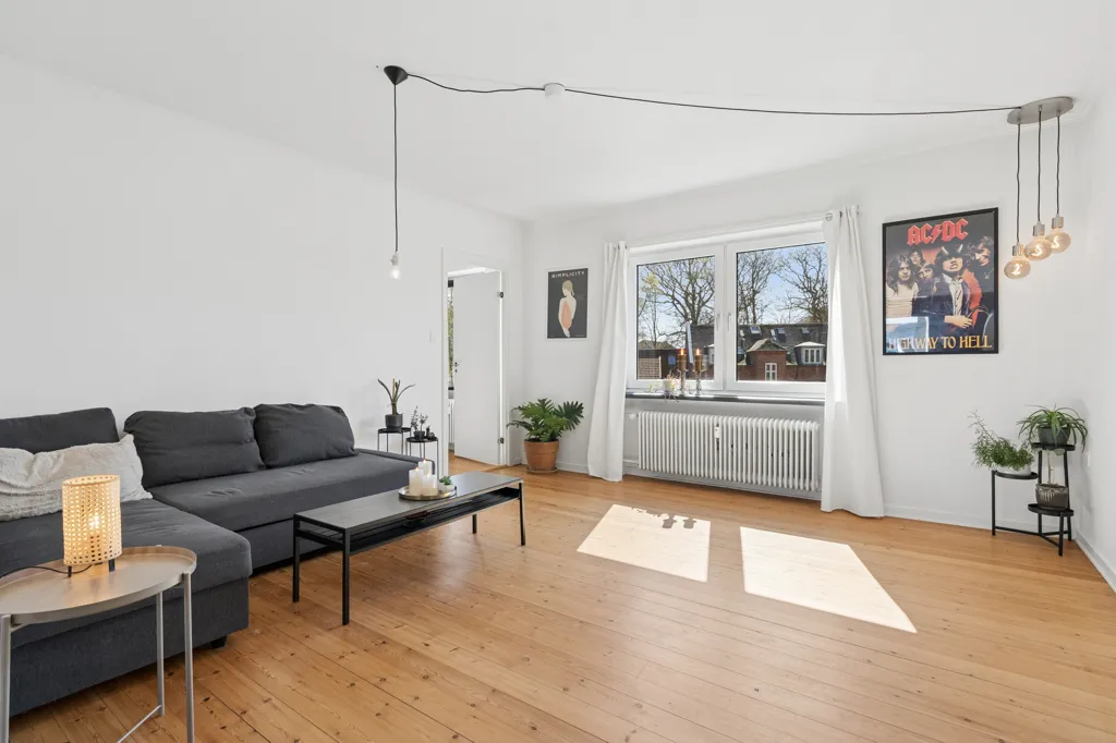 Séjour - Apartment with Garden View in Randers