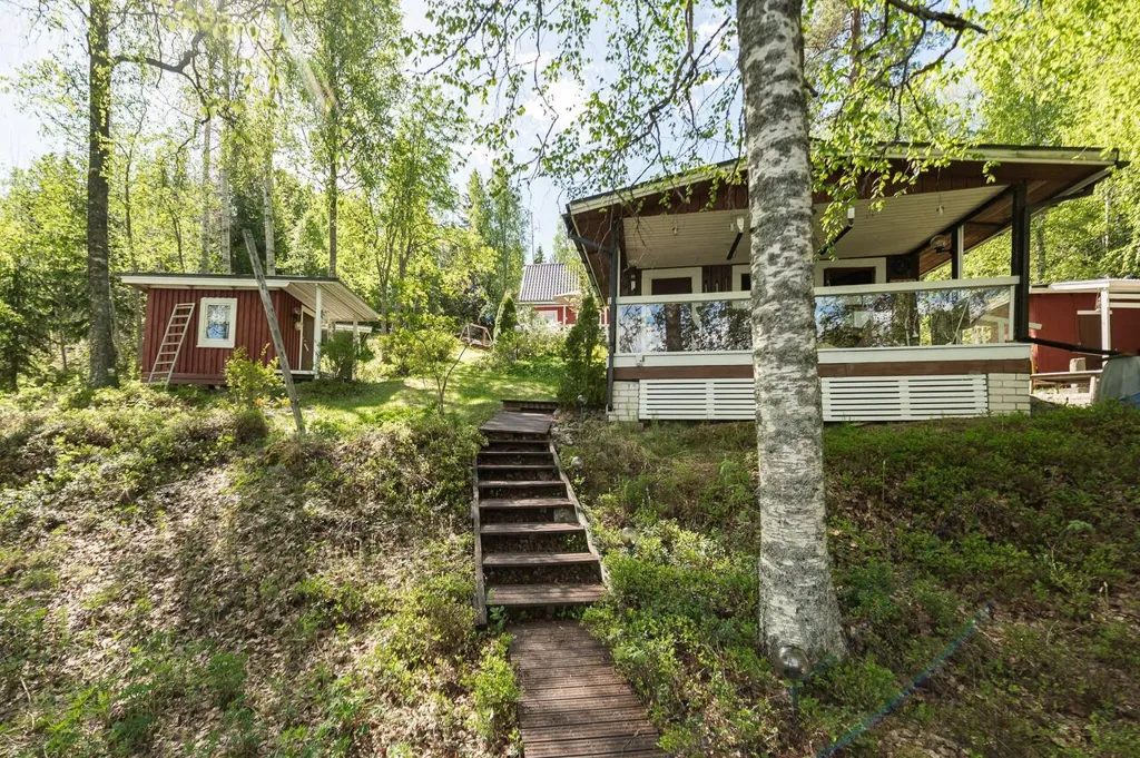 Extérieur - Lakefront Cottage with Sauna in Ikaalinen
