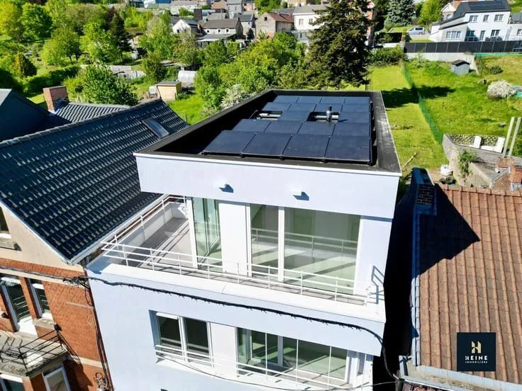 Aerial - New Build Flat with Garden in Seilles