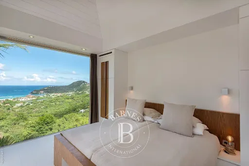 Chambres - Villa de Luxe avec Vue Mer à Saint-Barthélemy