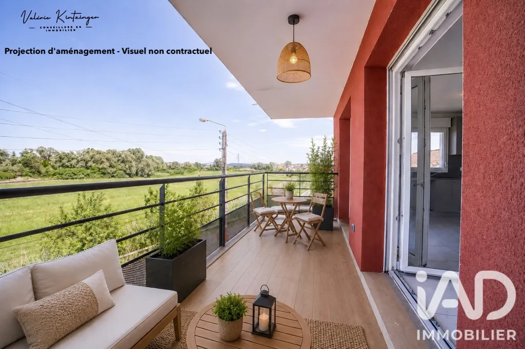 Balcon - Appartement avec Balcon et Garage à Manom