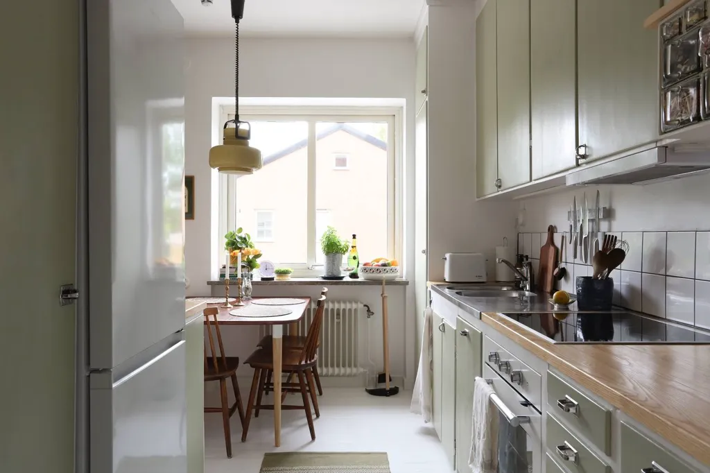 Cucina - Renovated Apartment with Balcony in Visby
