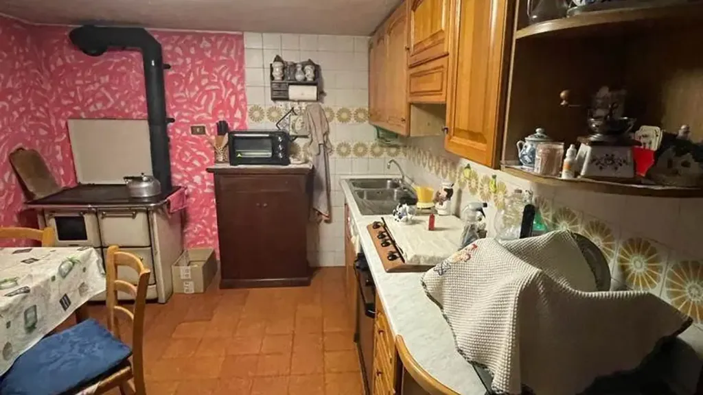 Köök - Apartment with Private Garden in Certaldo
