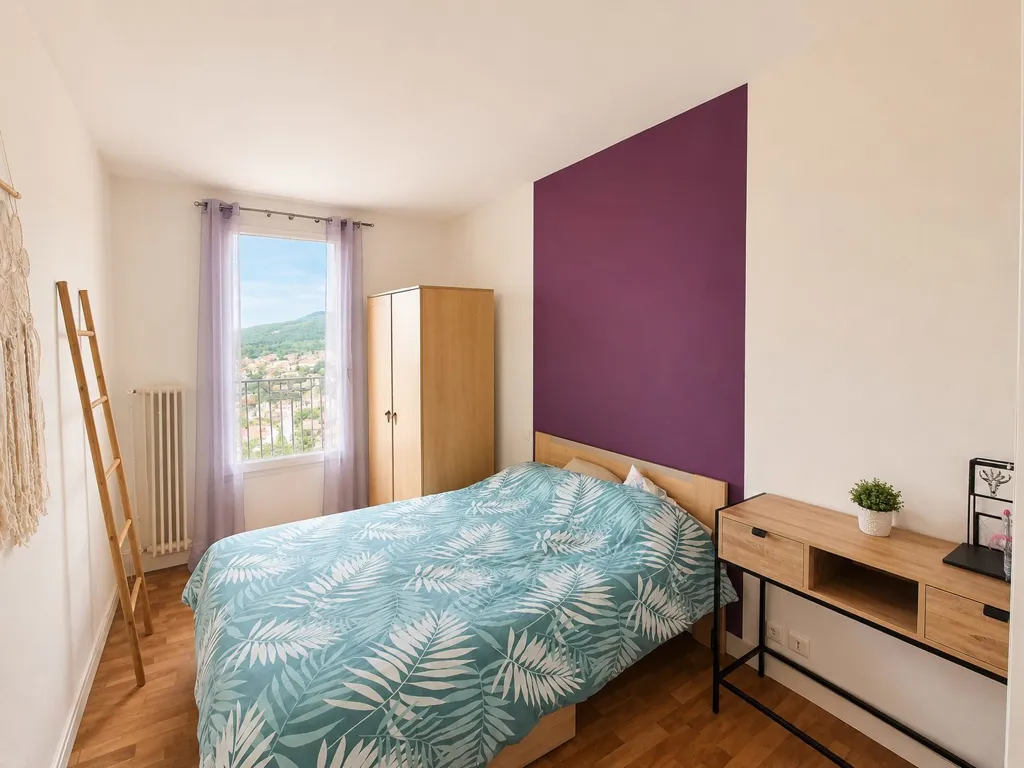 Chambres - Appartement T3 avec Balcon à Beaumont