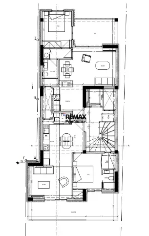 Plan - Modern Apartment with City View in Kallithea