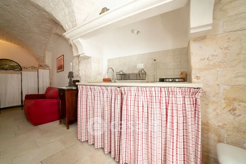 Kitchen - Historic Palazzo with Panoramic View in Cisternino