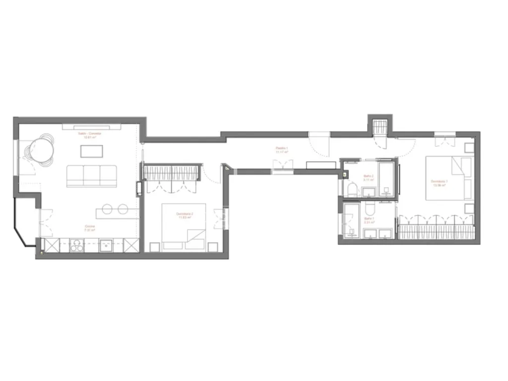 Plaan - Luxury Flat with Contemporary Design in Chamartín