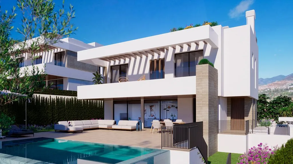 Piscine - Modern Villa with Infinity Pool in Estepona