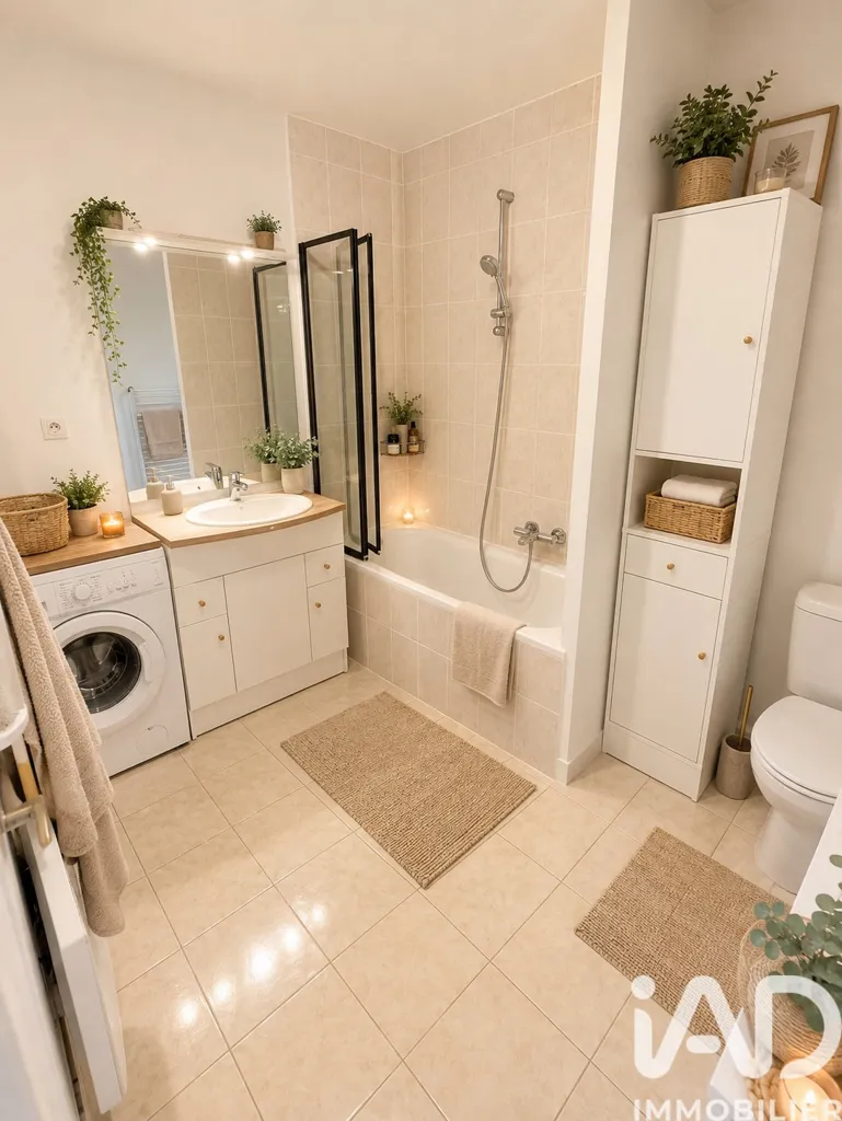 Salles de bain - Appartement avec jardin privatif à Melun