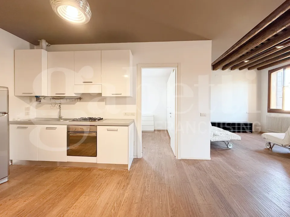 Cucina - Historic Apartment with Brickwork in Padua