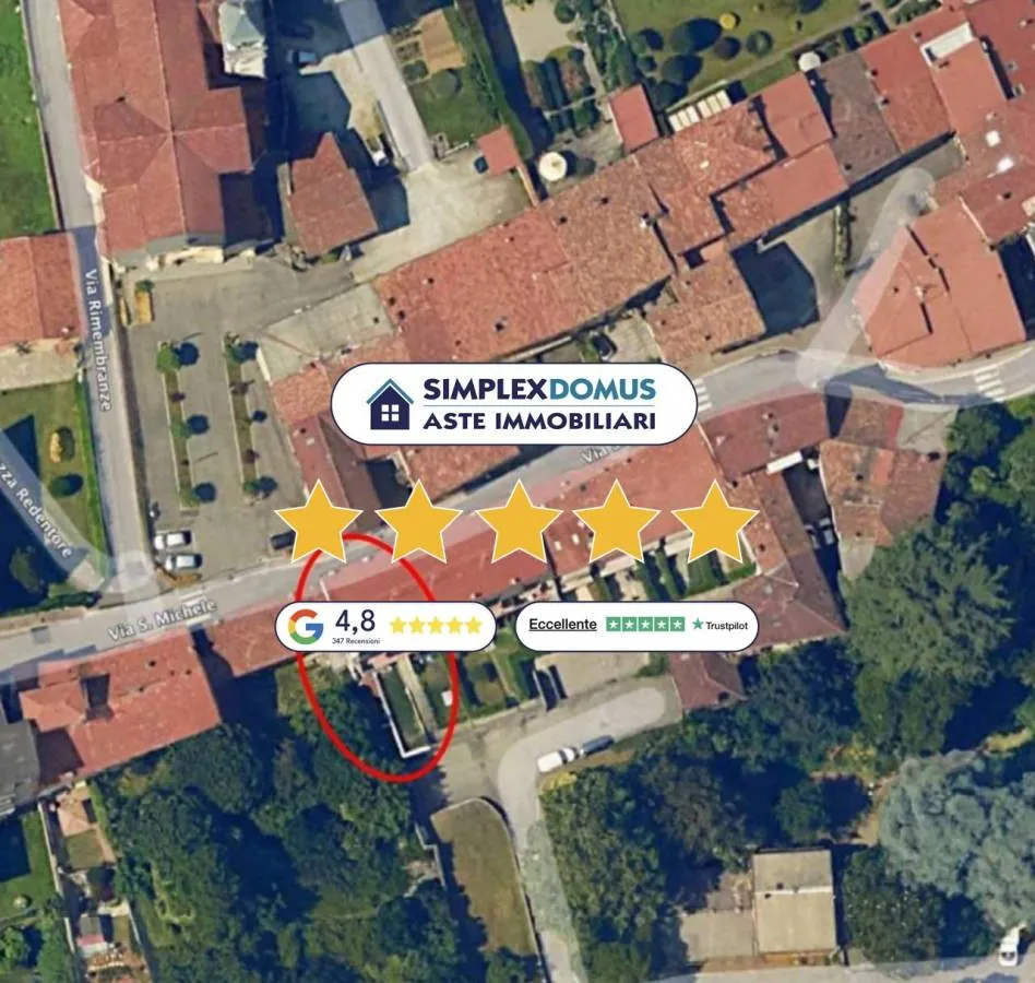 Vista aerea - Two-Level Apartment with Garden in Monticello Brianza