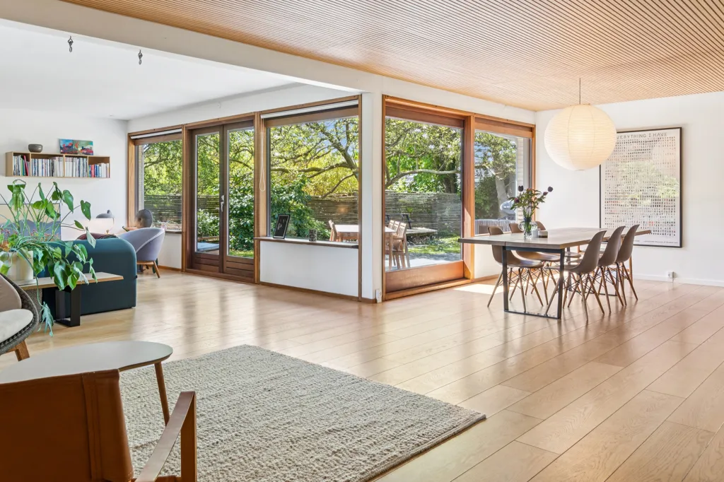 Living Room - Modernised Johan Christensen Villa in Hareskovby