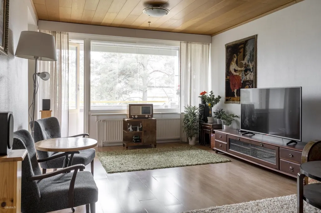 Séjour - Apartment with Glazed Balconies in Suikkila