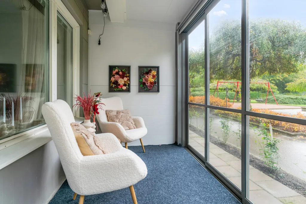 Terrace - Apartment with Balcony and Garden in Fredriksdal