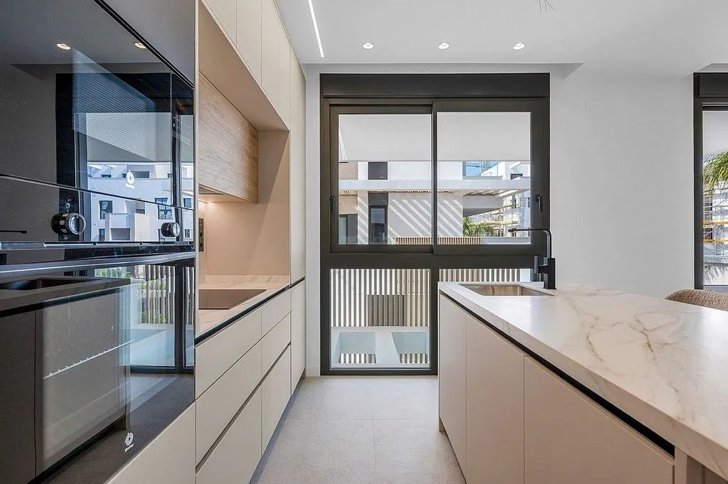 Köök - Apartment with Pool and Terrace in Torre-Pacheco